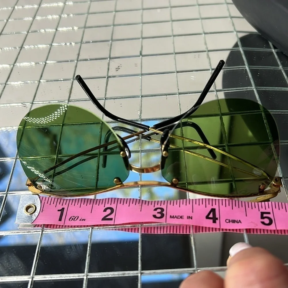 Vintage 1950s Ray Ban Cool Ray Olympian Polaroid 88 Green Lenses Sunglasses